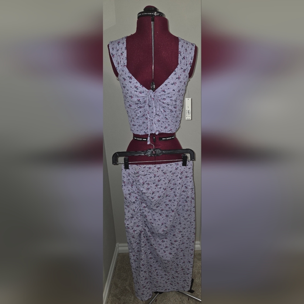 No Boundaries Floral  - Purple and Black Set